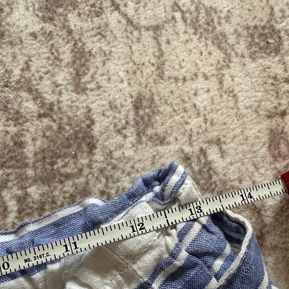 C&C California Blue and White Striped Cargo Pants - Picture 5 of 12